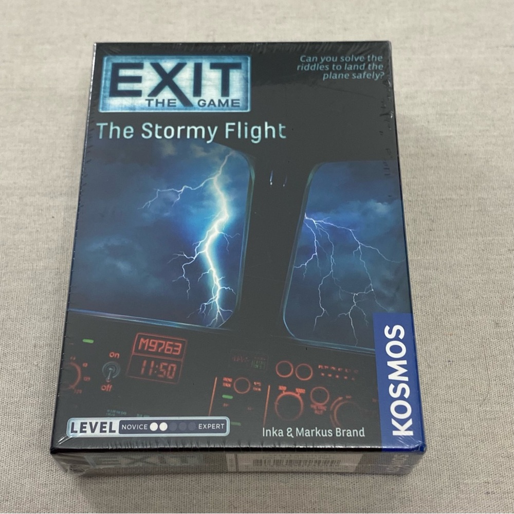 Exit The Game: The Stormy Flight by Kosmos - Escape Room Board Game BNIP